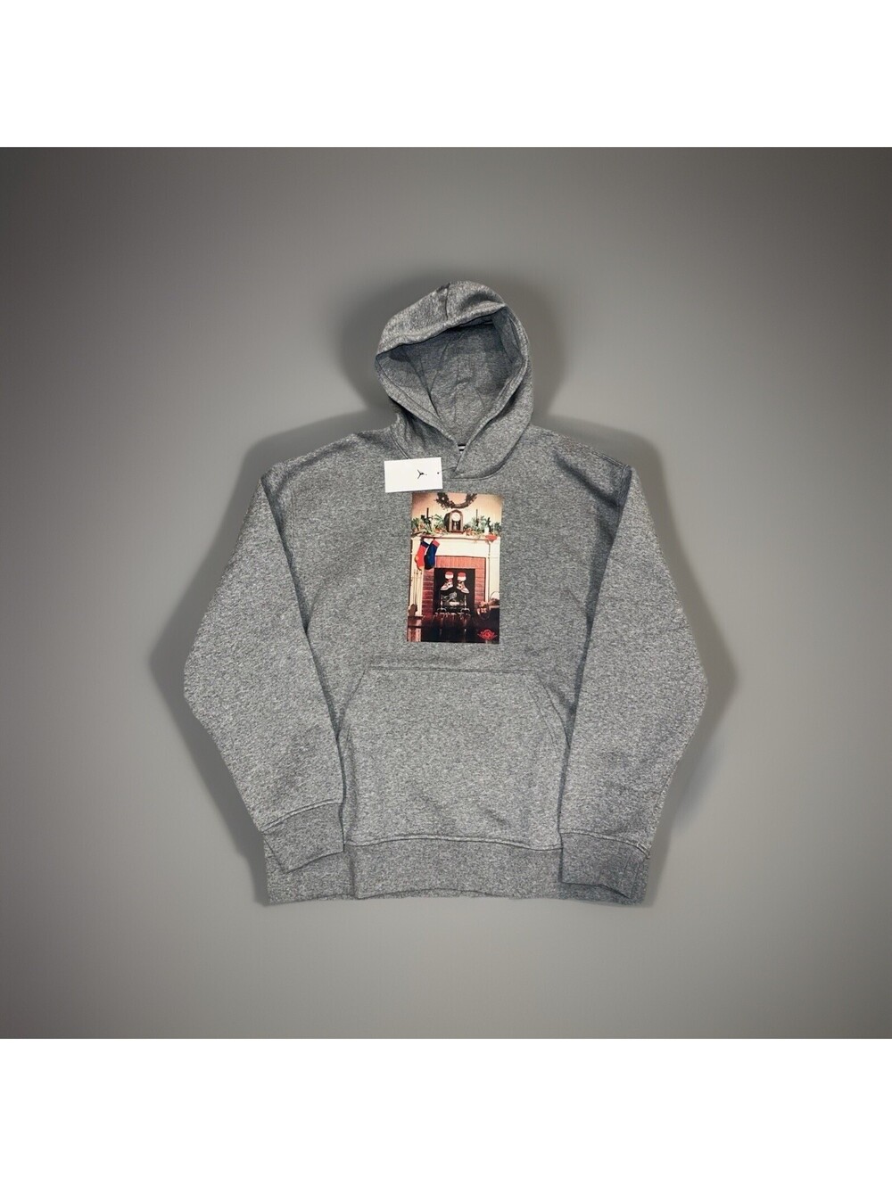 Air Jordan 1 Chicago Men’s  Medium Jumpman Chimney Fleece Hoodie HQ5654-091 New